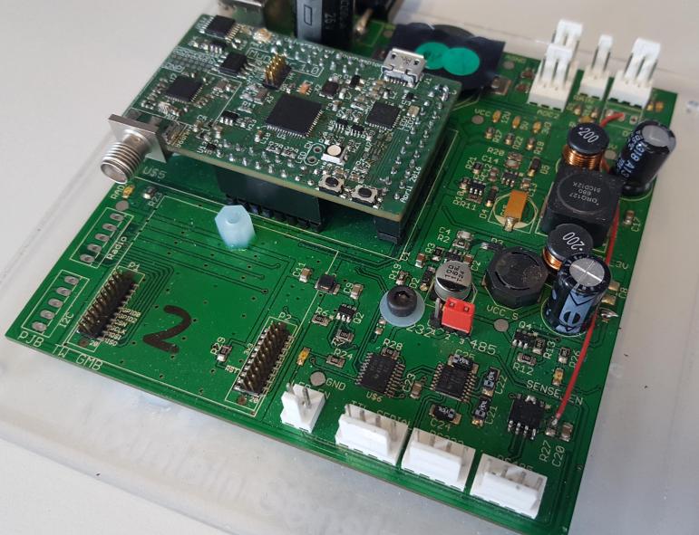 our muntjac processor board on our ms1 board